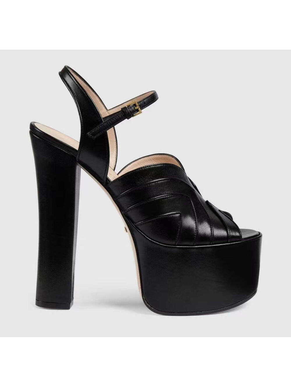 Gucci Chunky Heeled Platform Sandals(PLEASE REQUEST YOUR SIZE BEFORE PURCHASING)